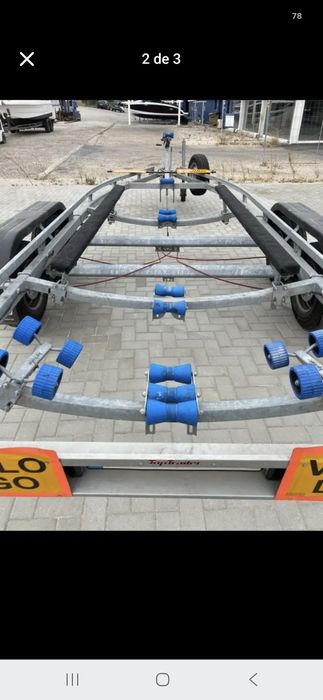 Atrelado 2500kg Barcos ate 8 metros