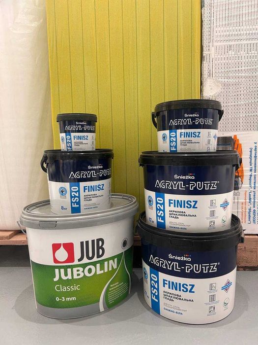 Готова шпаклівка Acryl Putz, Jobeline шпаклівка