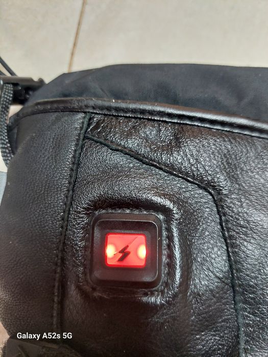 Luvas de moto com bateria