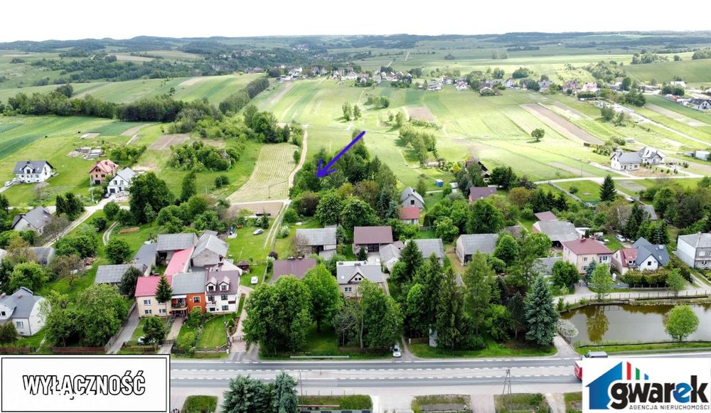 Prostokątna działka budowlana Przeginia w powiecie Krakowskim - Widok 5