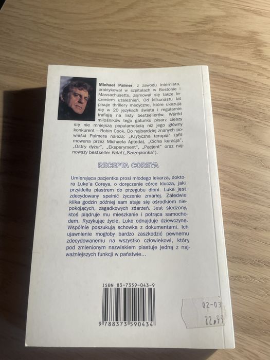 Recepta Coreya- Michael Palmer