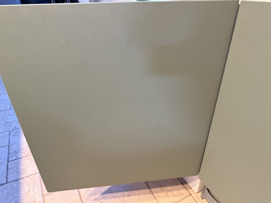 Fronty szarozielone do szafek Besta 60x64 cm 3 szt plus 4 szt 60x38 cm