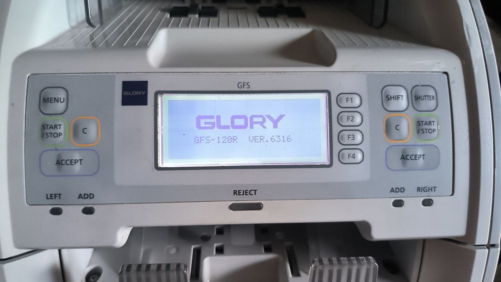 Сортувальник личільник банкнот GLORY GPS-120