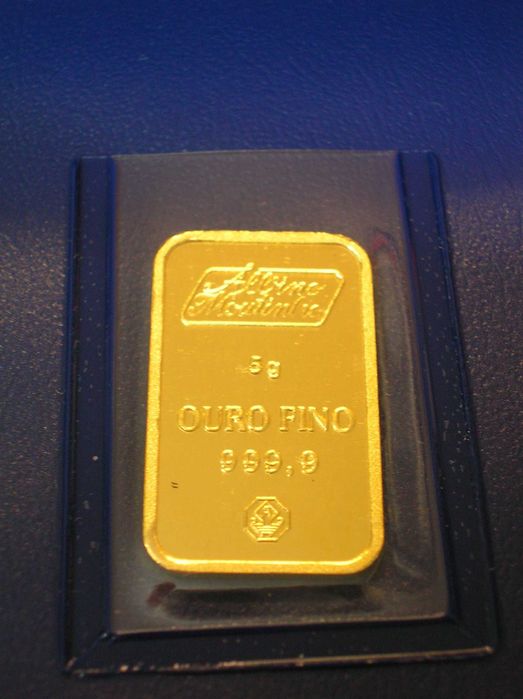 Barra de 5 GRAMAS - OURO FINO