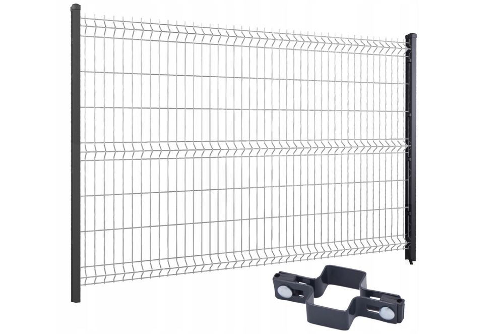 Komplet 100 m ogrodzenia panelowego 1,53 x 2,5 Fi 4 , Transport PL