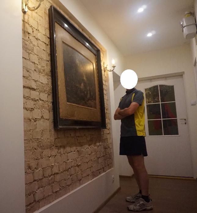 Obraz i Zabytkowa Rama "Las bukowy w Prerow"