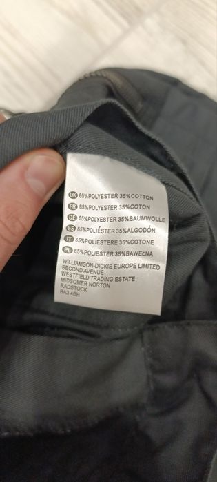 Штани робочі чоловічі Dickies розмір W34 (нові з бірками)