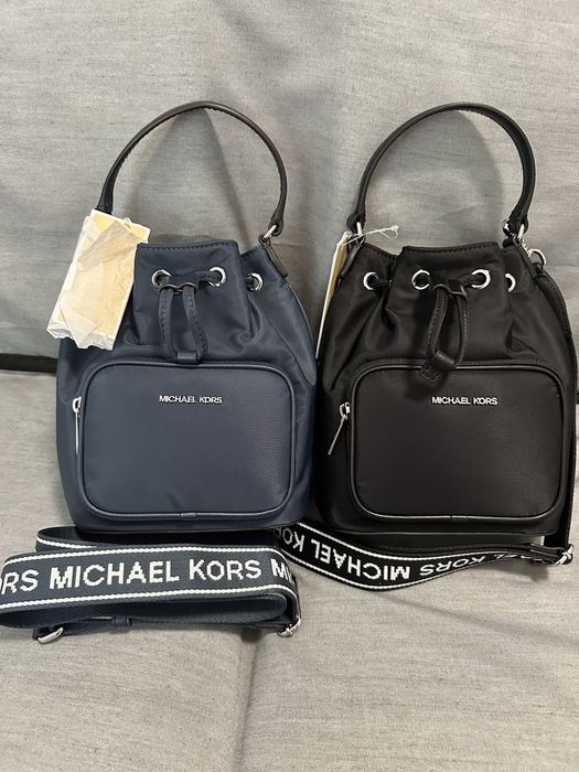 Сумка-мішок синя MICHAEL KORS