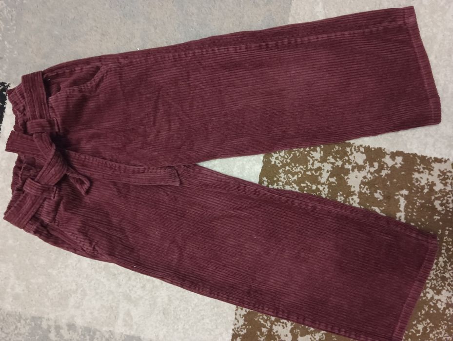 Вельветові штани на резинці