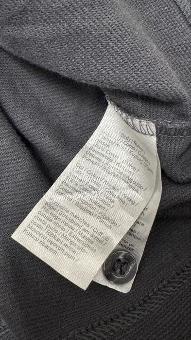 T-shirt , koszulka Lacoste M męska szara z kołnierzykiem