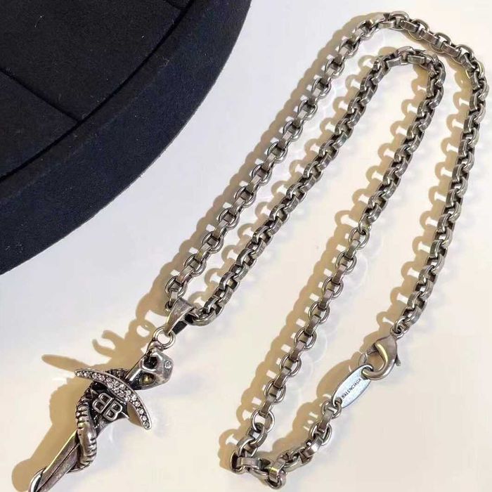 Ланцюжок Balenciaga dagger | Підвіска меч Баленсіага