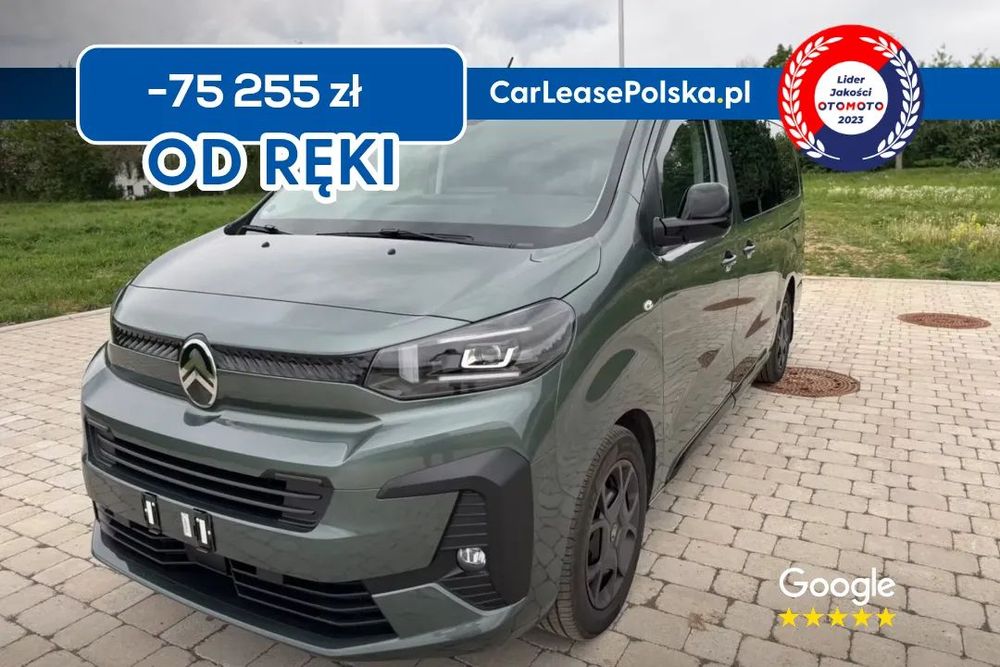 Citroën SpaceTourer XL Plus, 8 miejsc,Od ręki, Bogate wyposażenie, Atrakcyjne finansowanie