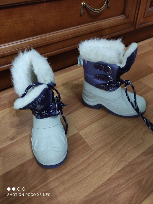 Теплые зимние сапоги для девочки