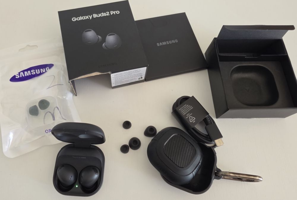 Samsung Buds 2 PRO + dodatki. Oryginalne.