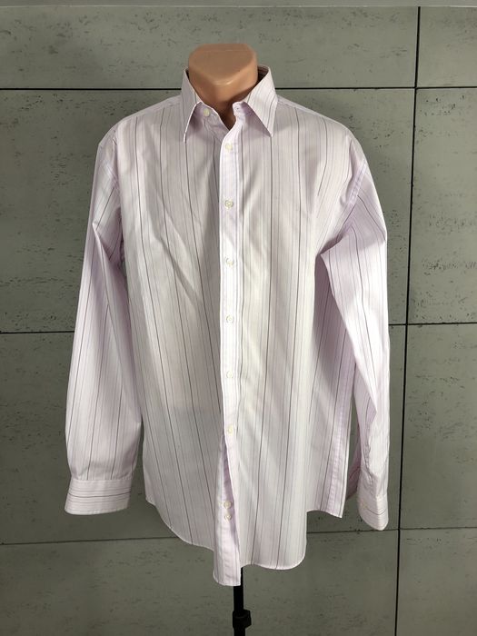 Marks & Spencer roz. 42 męska koszula w paski