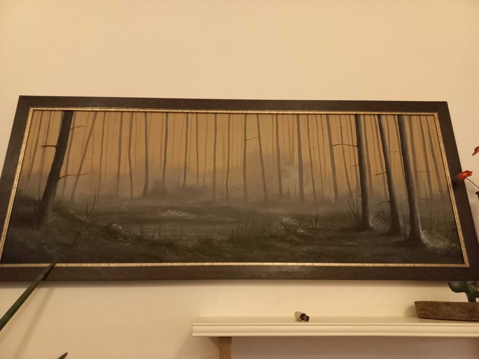 Obraz, drewniana rama certyfikat