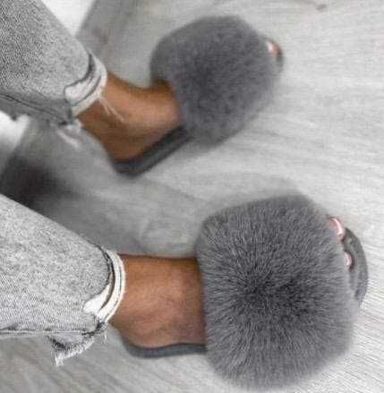 Жіночі тапочки хутро штучне Женские меховые тапочки 36 - 41