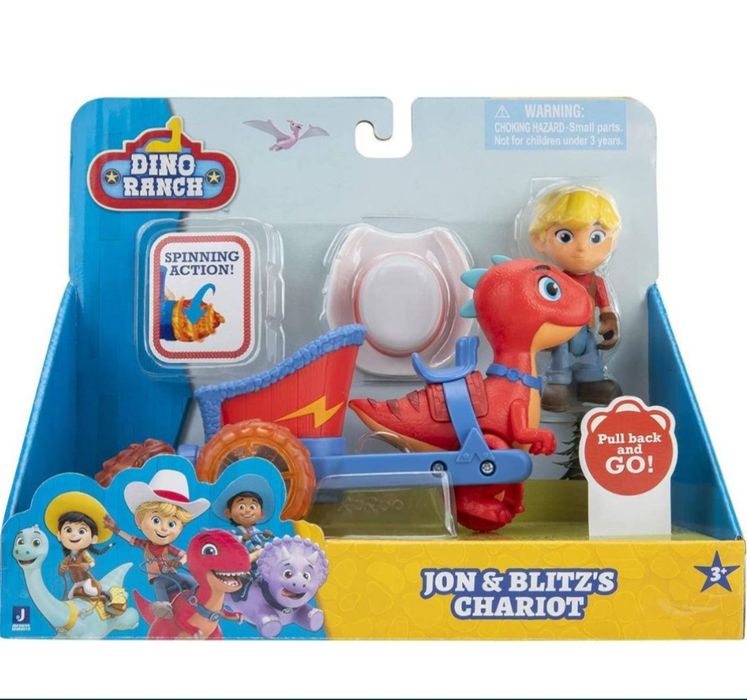 Іграшка ранчо динозаврів. Dino Ranch з фігурками. Dino Action Pack