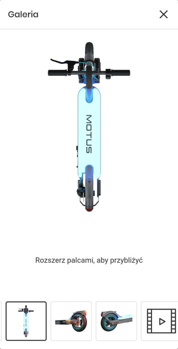 Hulajnoga elektryczna motus