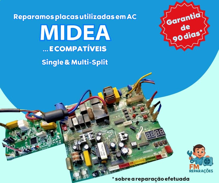 Reparação Placas Eletrónicas de Ar Condicionado Todas as marcas
