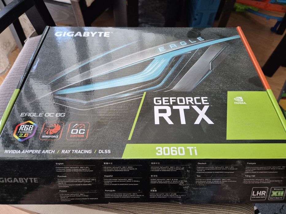 Gigabyte Eagle GeForce RTX 3060Ti 8GB w pełni sprawna. Nie wysyłam.