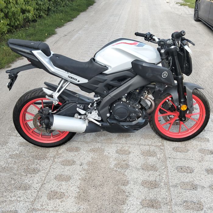 Yamaha mt125 części 14-19 licznik stacyjka moduł wahacz felga kanapa przełącznik zacisk pompa hamulca sety regulator wahacz pompa paliwa wydech pług