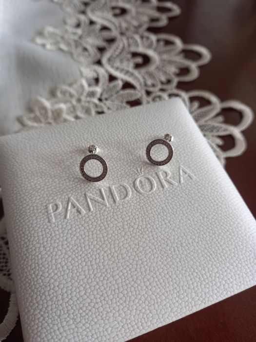 Kolczyki pandora srebro 925