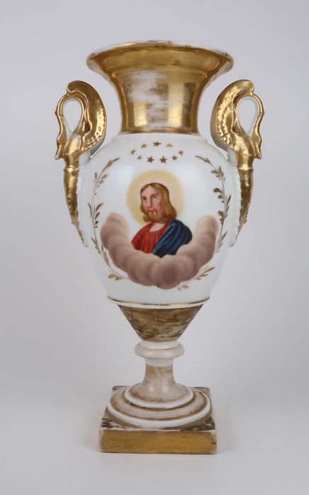 Jarra Ânfora Vieux Paris Séc. XIX  - Jesus