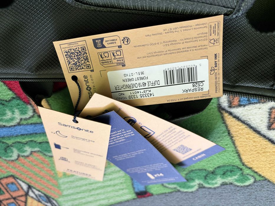 NOWA SUPER Torba podróżna Samsonite Respark 48cm Forest Green