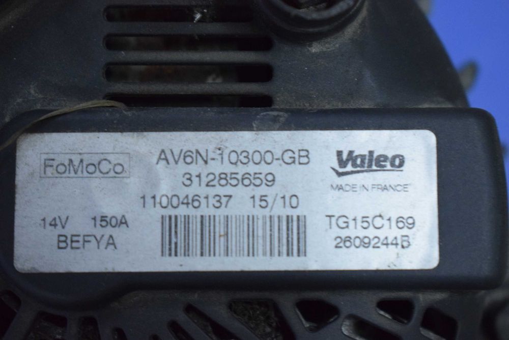 Alternator ORYGINALNY Ford Fiesta mk7 1,6 tdci INNE CZĘŚCI