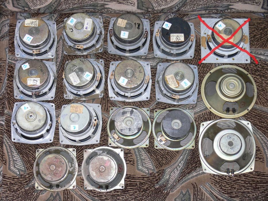 Динаміки різні 30ГД-1, 15ГД11Б, SONY, RFT L1714, 3ГД-31, 10ГДВ, 4ГД-53: ...