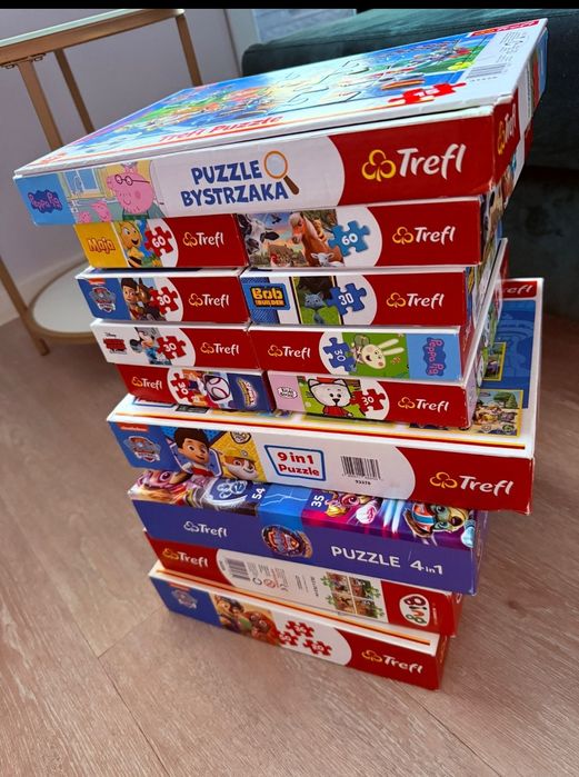 Mega zestaw puzzli