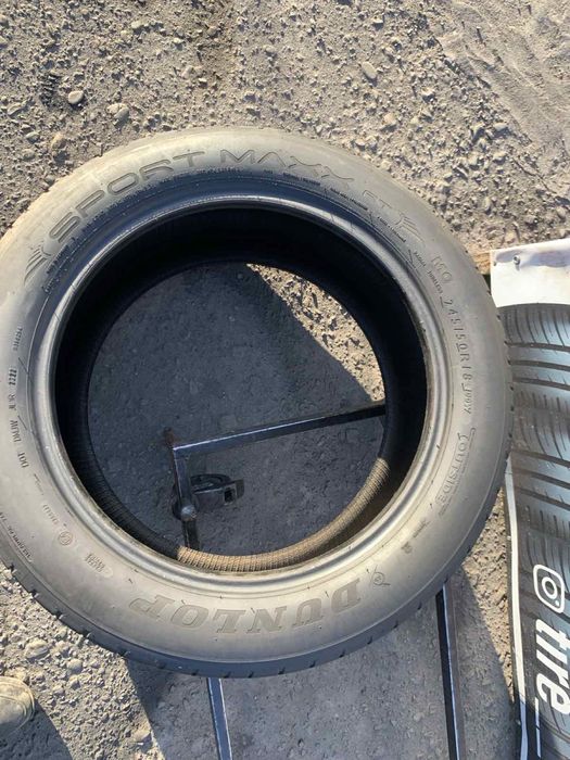Шини 245/50 R18 пара Dunlop   2022p літо 5.5мм
