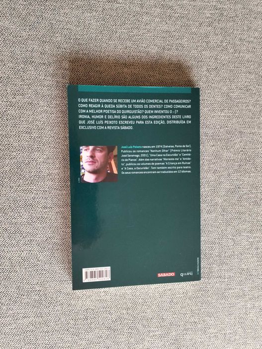 Livro "Hoje não" de José Luís Peixoto