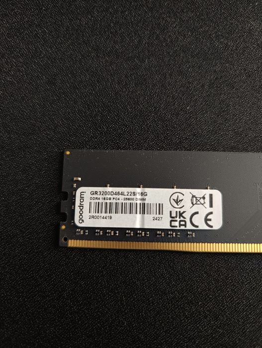 Pamięć DDR4 1x16gb 3200 cl22