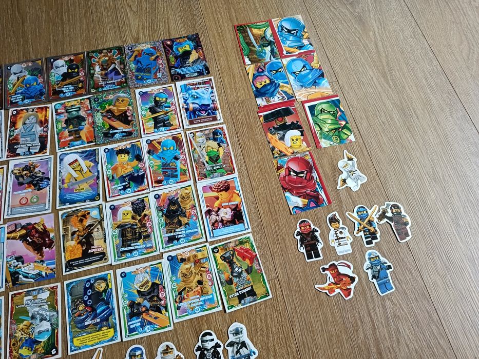Karty Lego Ninjago 60 szt + 22 naklejki gratis Toruń • OLX.pl