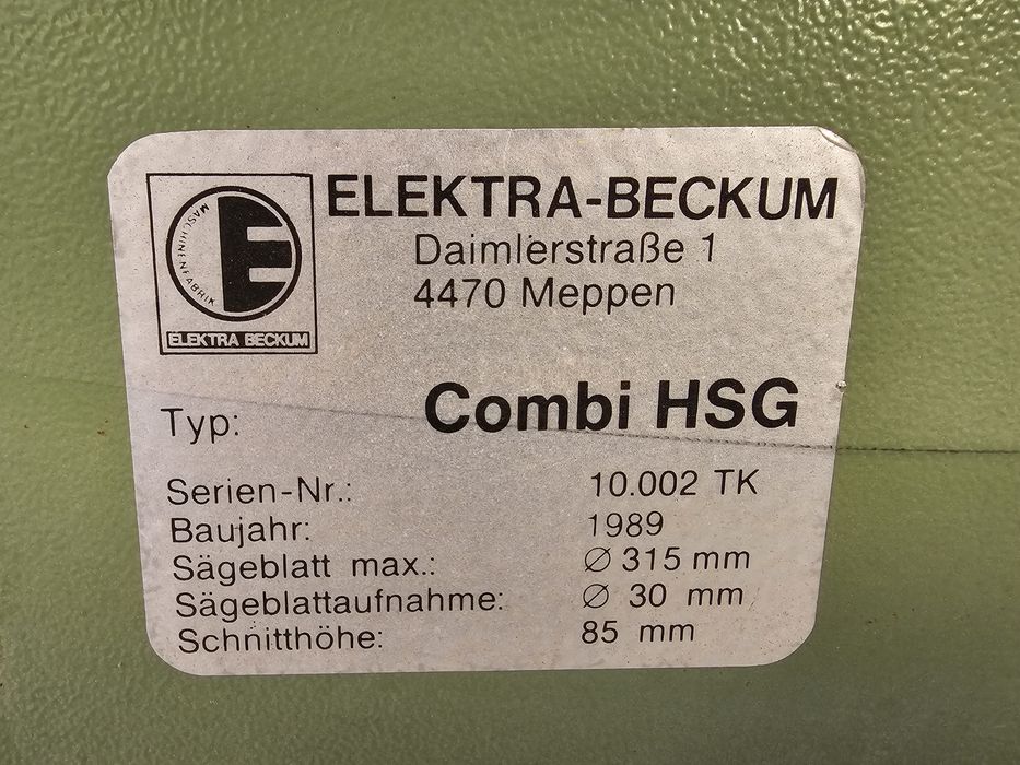 Pilarka stołowa , tarczowa Elektra beckum