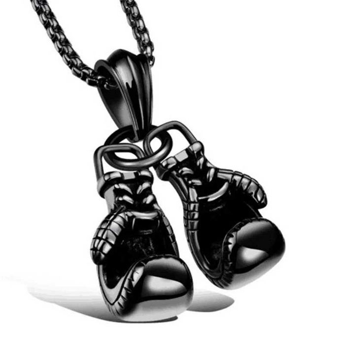 Colar Luvas de Boxe Aço