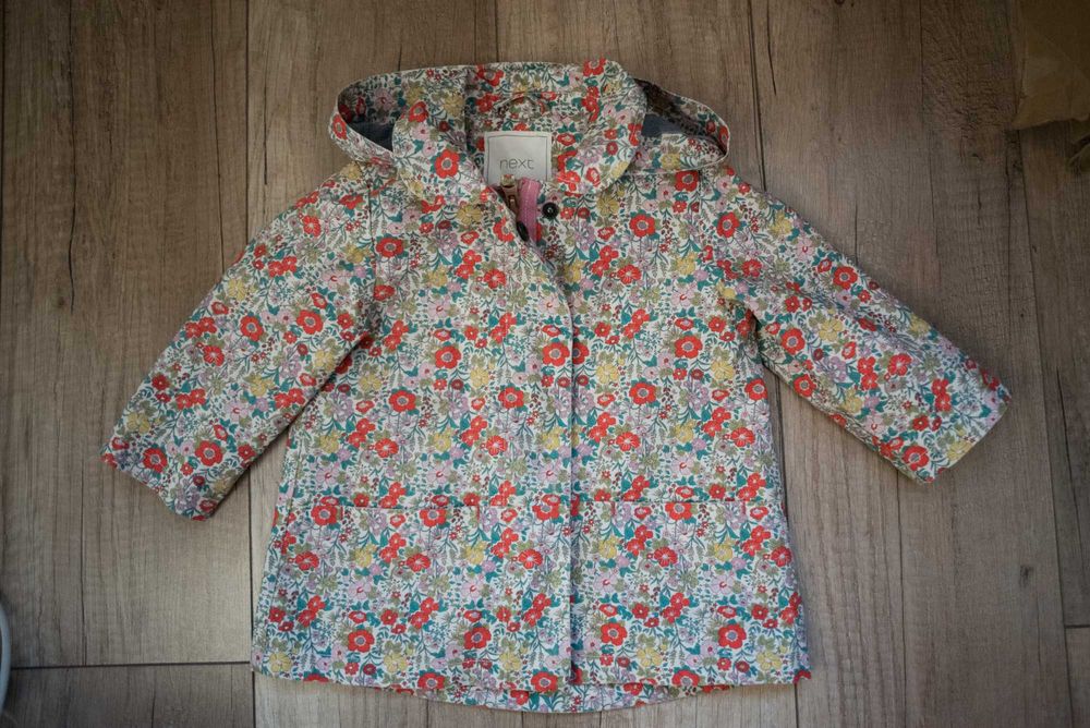 Непромокаючий бавовняний плащ куртка Next 12-18 міс