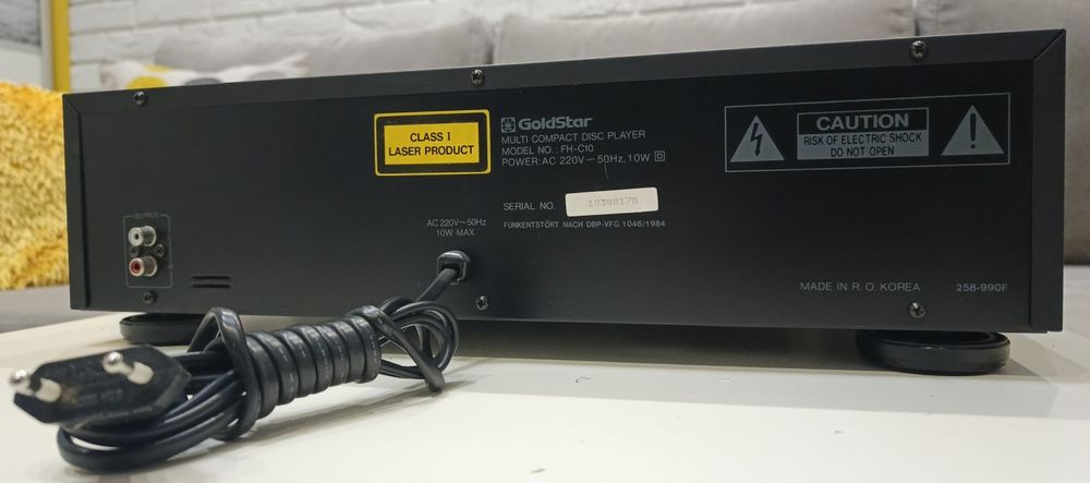 GoldStar FH-C10, zmieniarka CD, odtwarzacz CD, pilot. 100% ORGINAŁ.