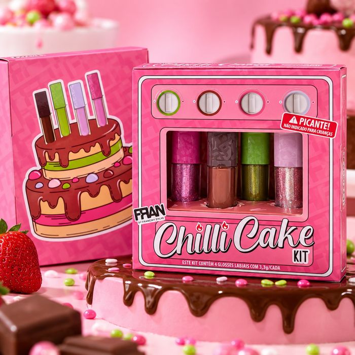 Kit 4 batons Franciny Ehlke Chilli cake