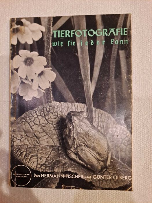 Poradnik fotografowania zwierząt Hermann Fischer/Gunter Olberg 1939 r.