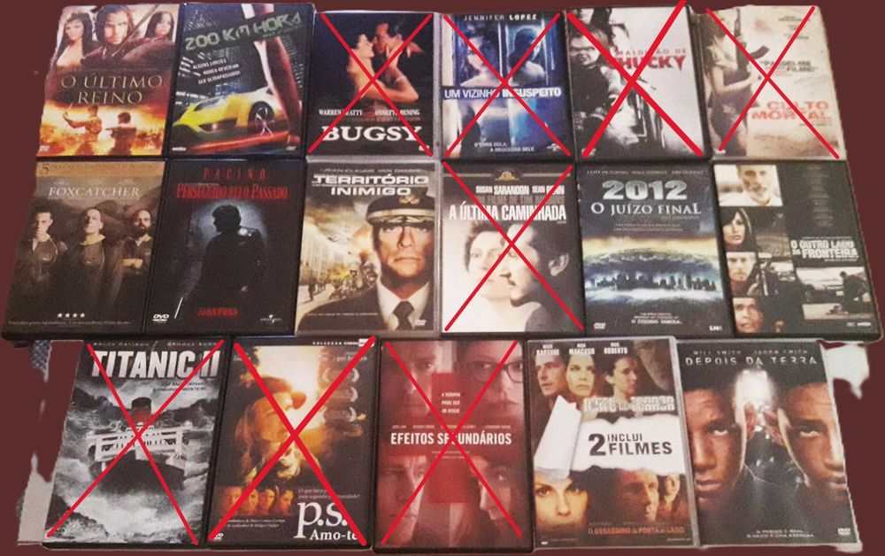 DVD's - Vários - Como novos