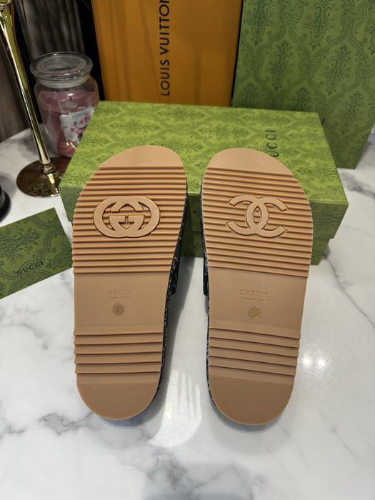 Klapki Gucci Jeans Monogram