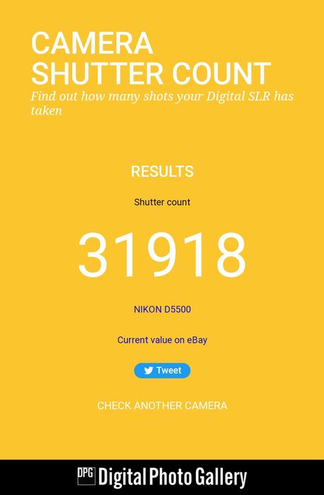 Nikon D5500 body
