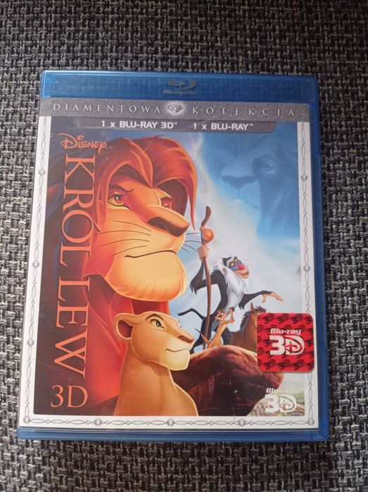 Król lew 3d blu-ray i blu-ray polski dubbing Diamentowa kolekcja