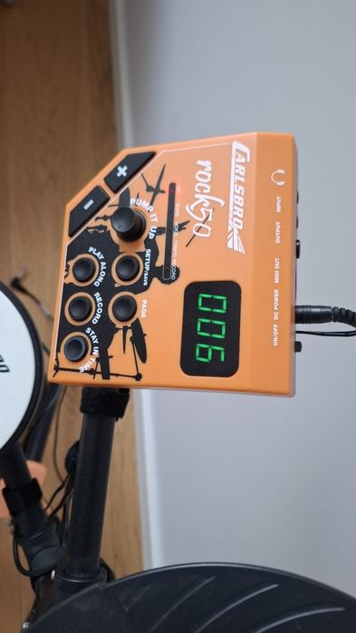 Bateria Eletrónica Carlsbro Rock 50 – Excelente Estado