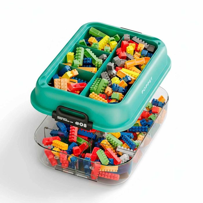 В наличии! Ящик для хранения игрушек и игры лего Poppet Блокбокс