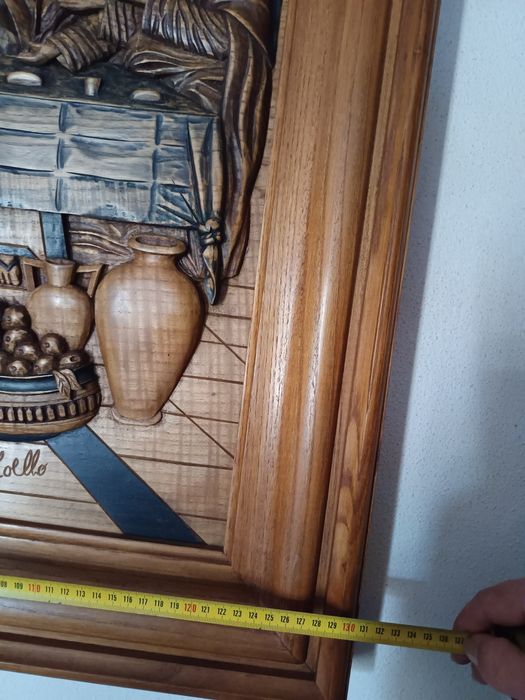 Quadro ultima ceia feito a mão