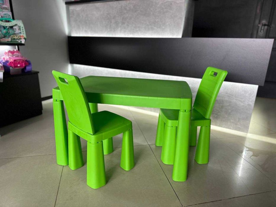 Столик пластиковий дитячий, столик Долоні з кріселком